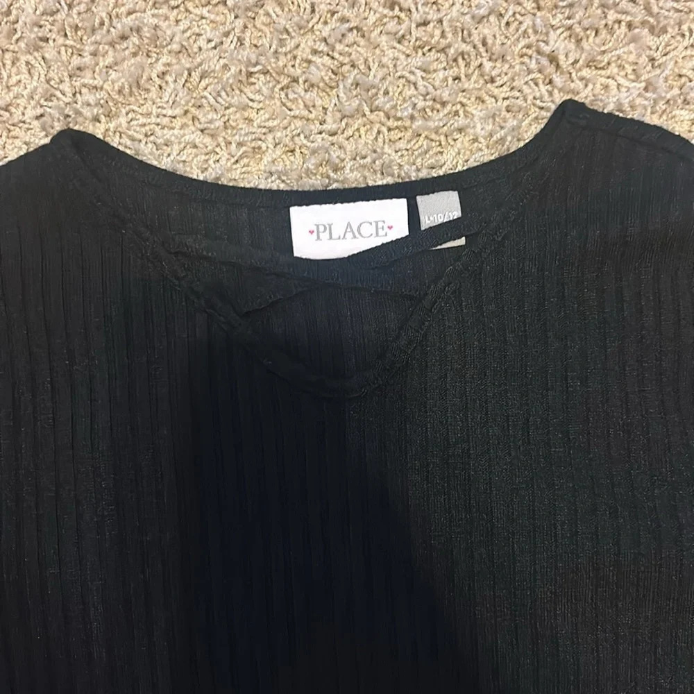 Children’s Place Black Dress Girls Size Large (10/12)